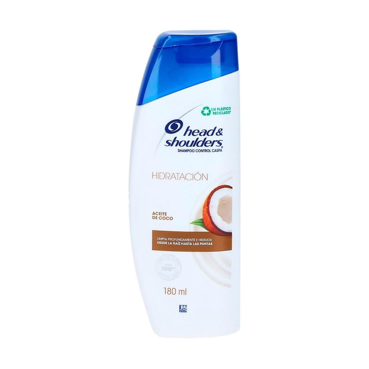 Shampoo Head & Shoulders Hidratación Aceite de Coco 180ml Shampoo Head & Shoulders Hidratación Aceite de Coco 180ml