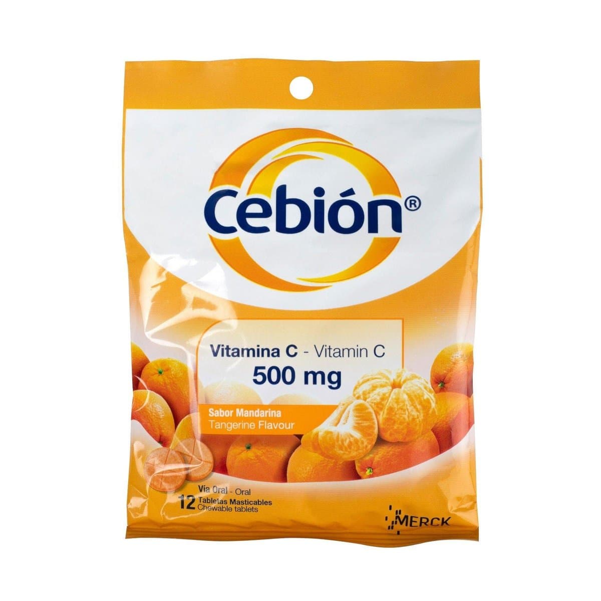 Vitamina C Cebión Tabletas Masticables 500mg Vitamina C Cebión Tabletas Masticables 500mg