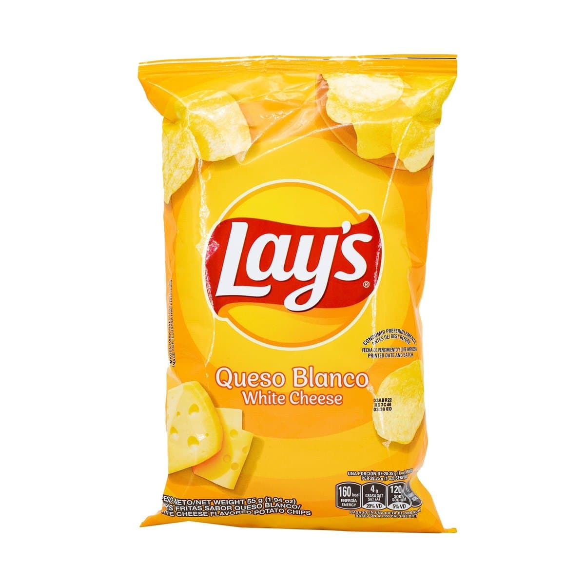 Papitas Lay´s De Queso Blanco 55 g Papitas Lay´s De Queso Blanco 55 g