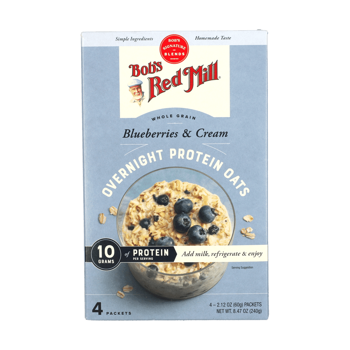 Avena Overnight Blueberry Bob’s Red Mill 4 oz Avena Overnight Blueberry Bob’s Red Mill 4 oz