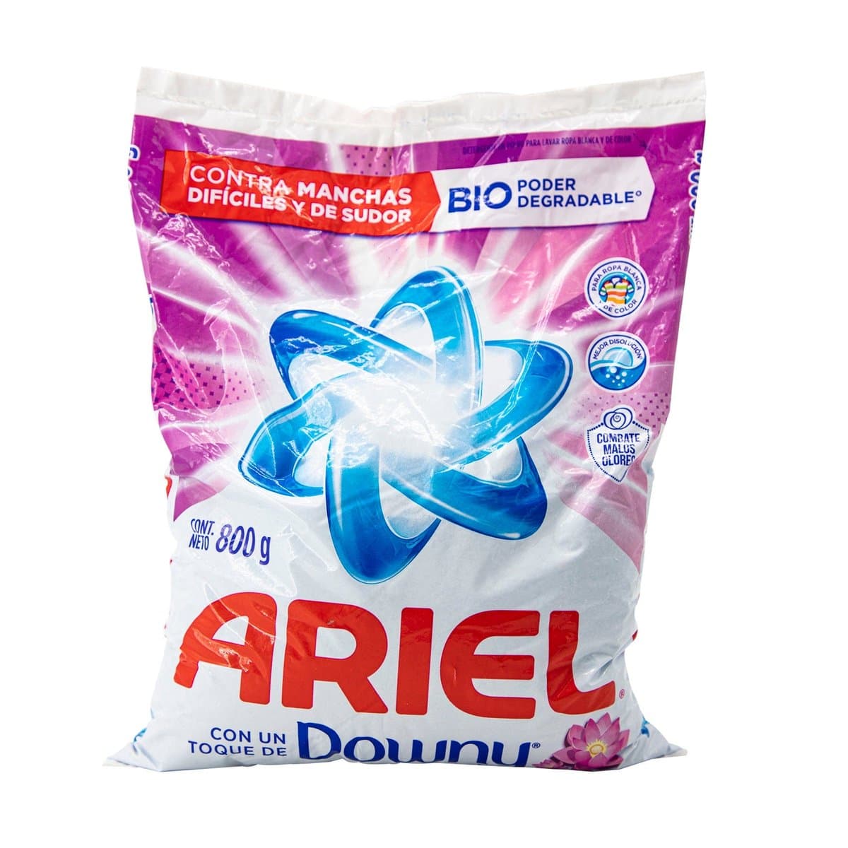 Detergente En Polvo Ariel Con Un Toque De Downy 800 g Detergente En Polvo Ariel Con Un Toque De Downy 800 g