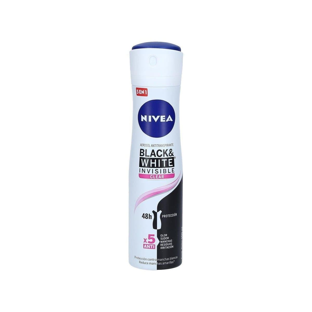 Desodorante Antitranspirante Aerosol Nivea para Blanco y Negro 150 ml Desodorante Antitranspirante Aerosol Nivea para Blanco y Negro 150 ml
