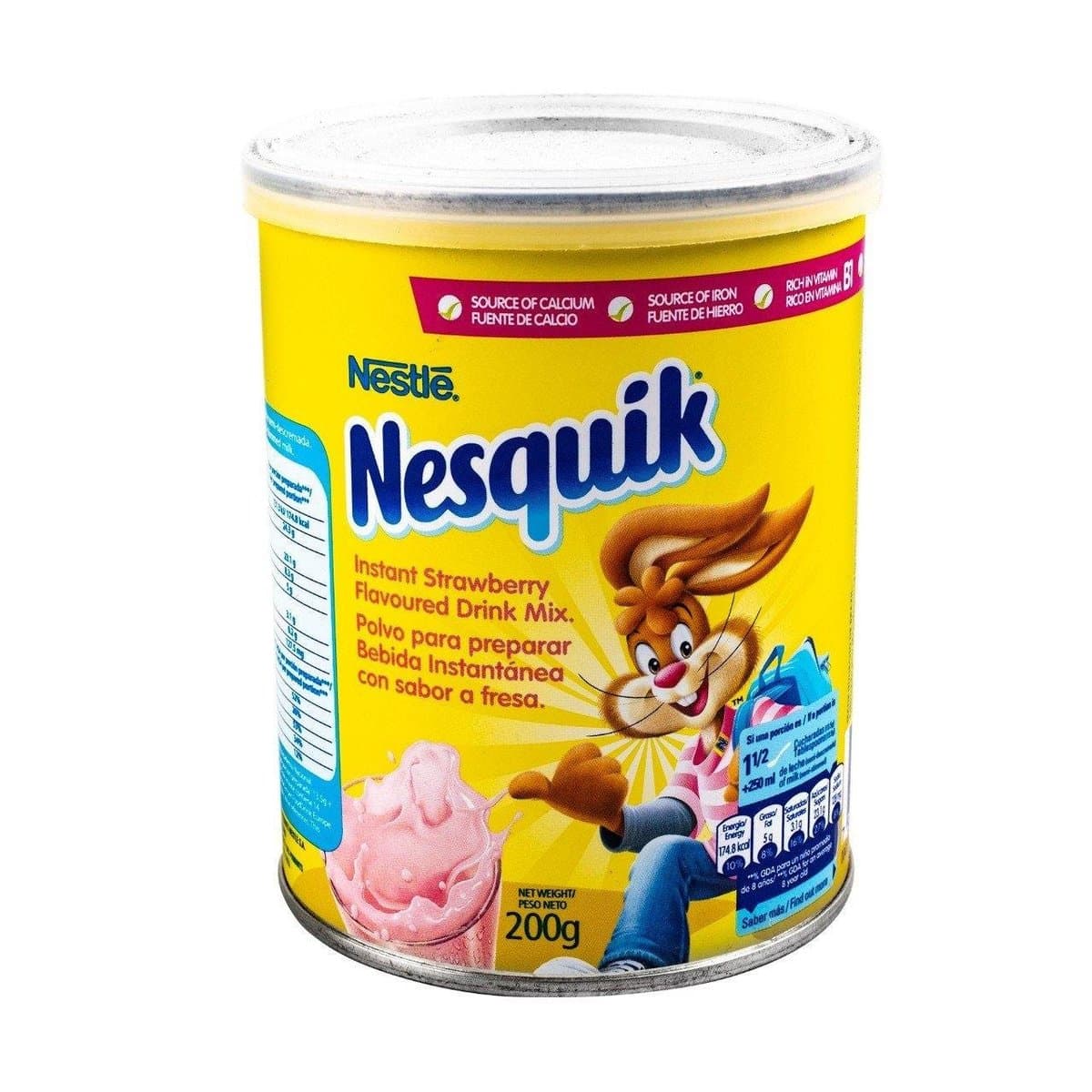 Saborizante Instantáneo Nesquik Fresa 200 g Saborizante Instantáneo Nesquik Fresa 200 g