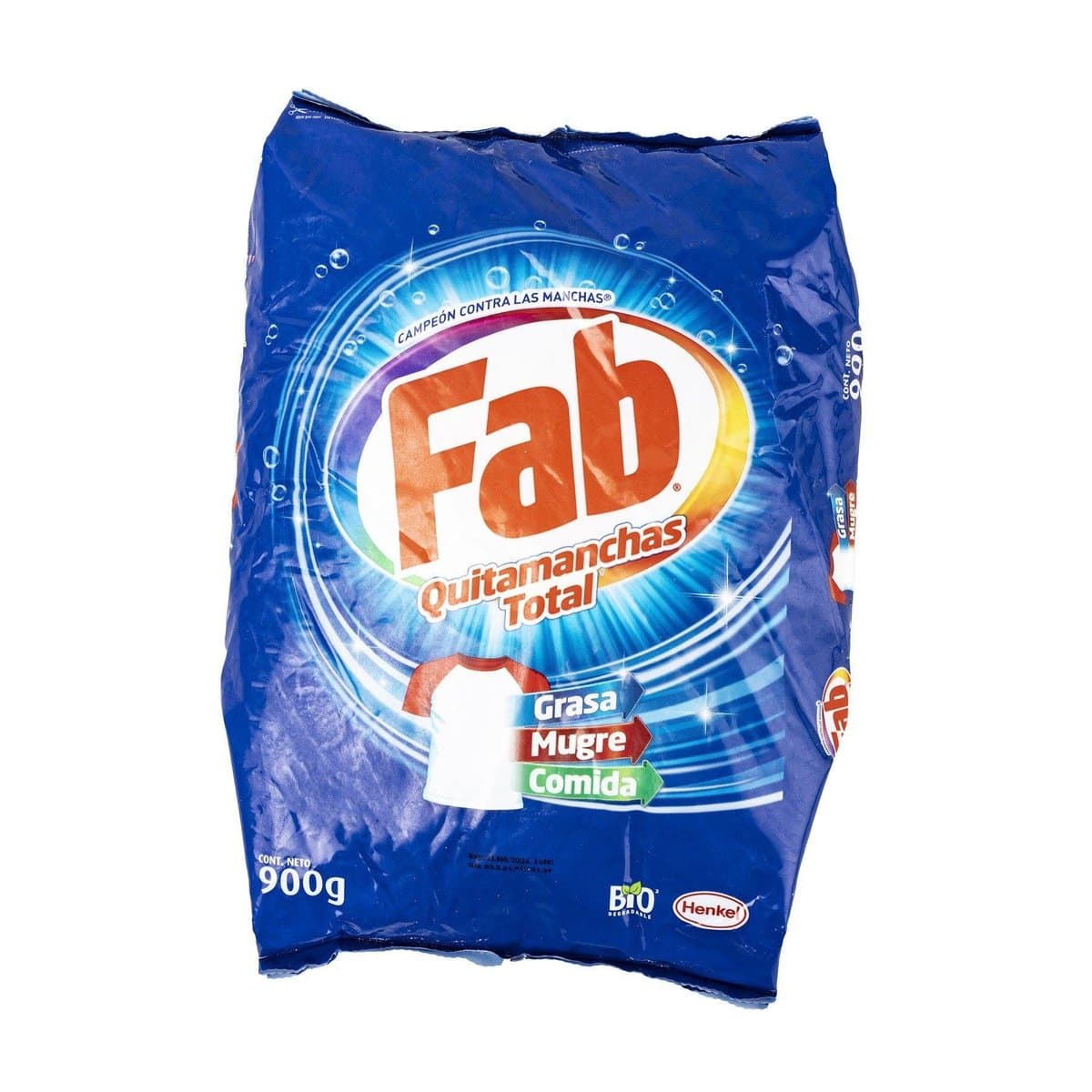 Detergente En Polvo Fab Máximo Poder 900 g Detergente En Polvo Fab Máximo Poder 900 g