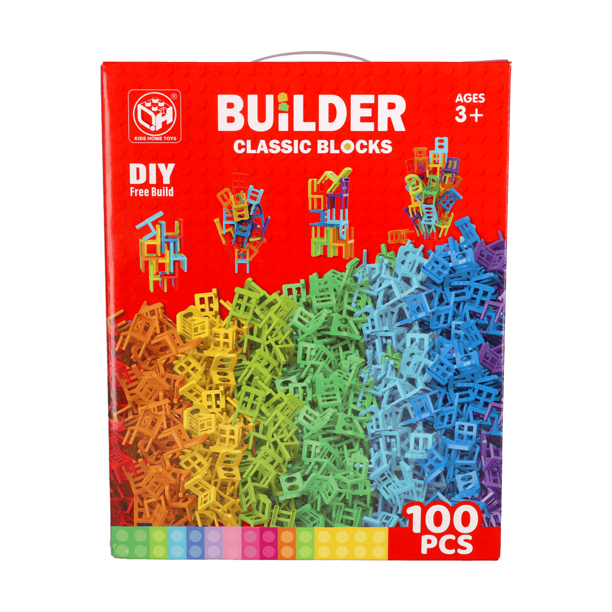 Set De Bloques de 100pcs - BUILDER CLASSIC BLOCKS CHAIRS Set De Bloques de 100pcs - BUILDER CLASSIC BLOCKS CHAIRS