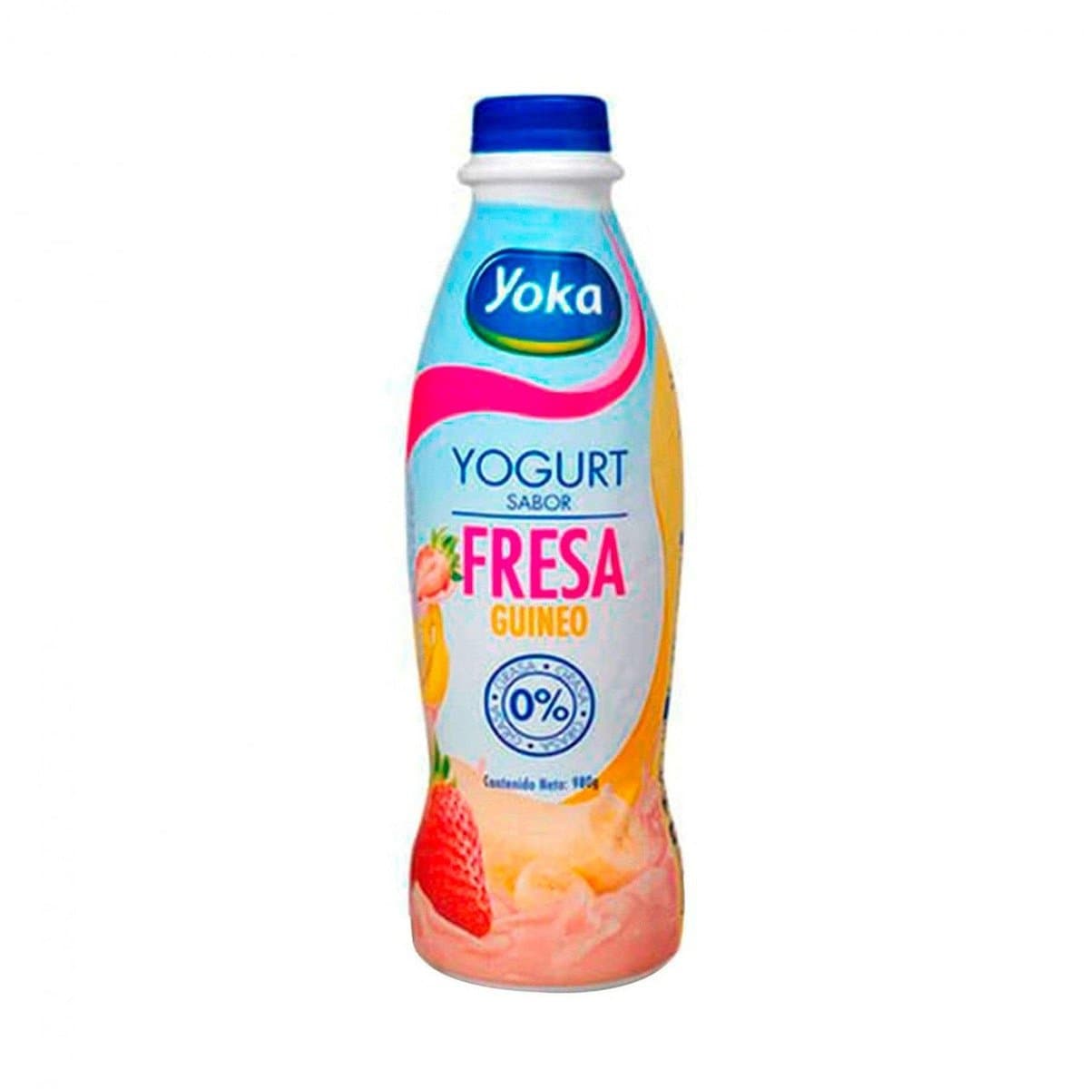 Yogurt De Guineo Fresa Yoka Sin Grasa ½ gL Yogurt De Guineo Fresa Yoka Sin Grasa ½ gL