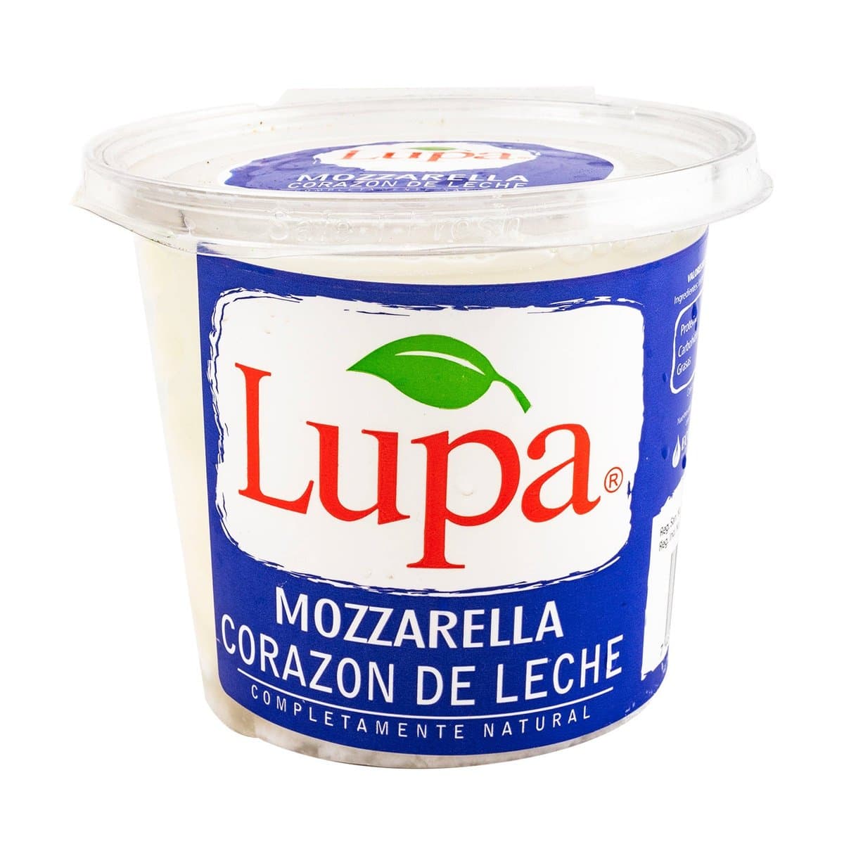 Queso Mozzarella Lupa Corazón De Leche Queso Mozzarella Lupa Corazón De Leche