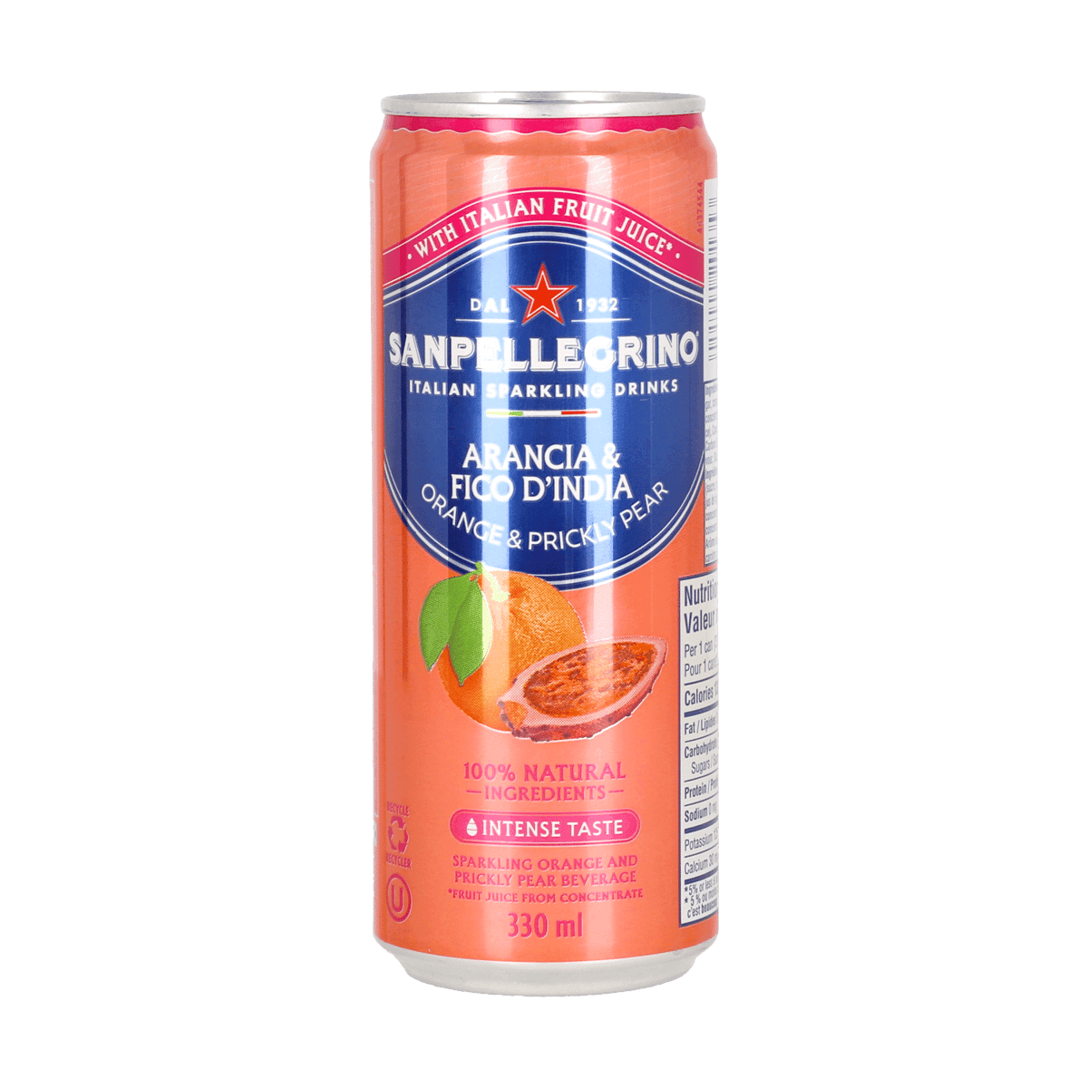 Jugo De Fruta Sanpellegrino Arancia Fico D India 330ml Jugo De Fruta Sanpellegrino Arancia Fico D India 330ml