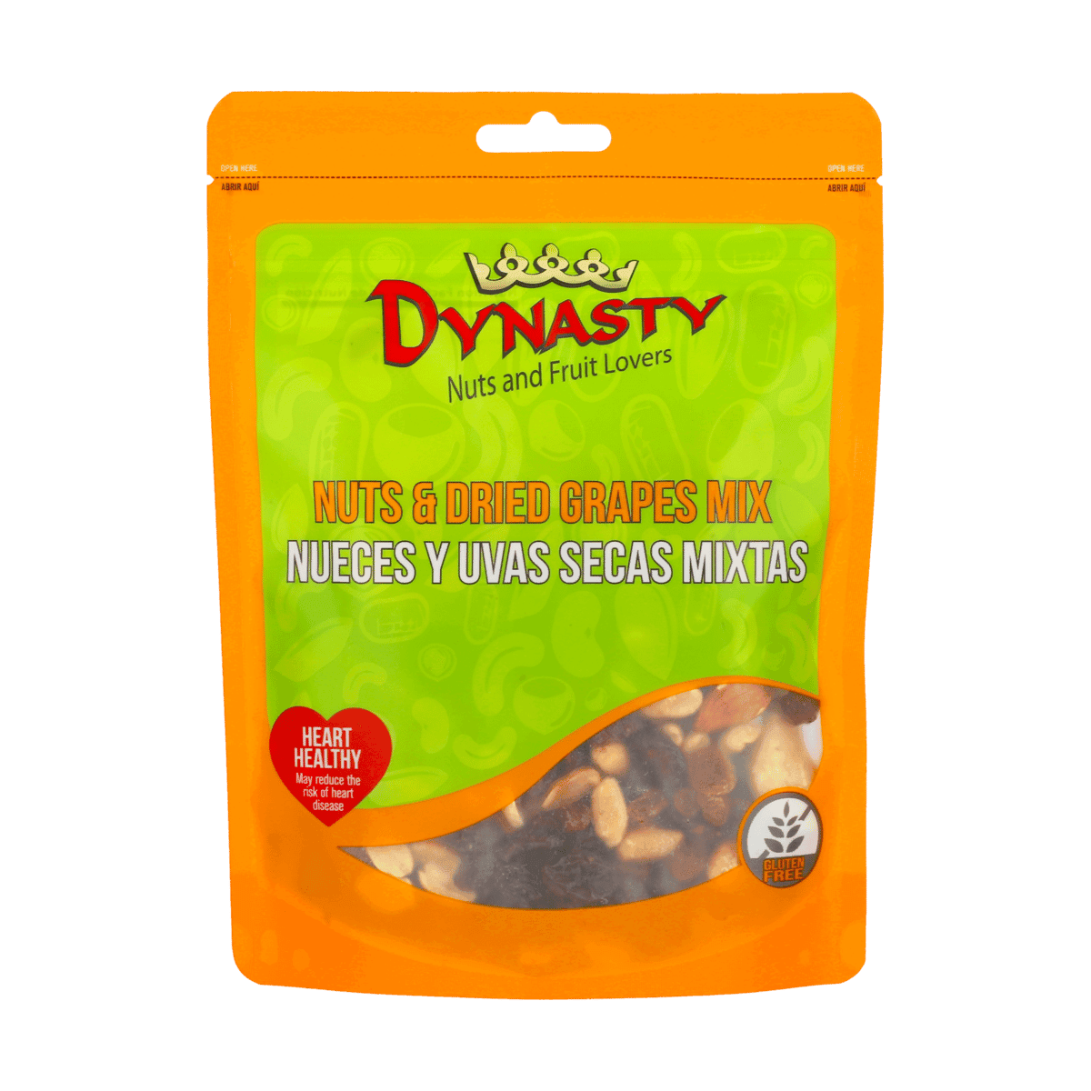 Nueces y Uvas Secas Mixtas Dynasty 170gr Nueces y Uvas Secas Mixtas Dynasty 170gr