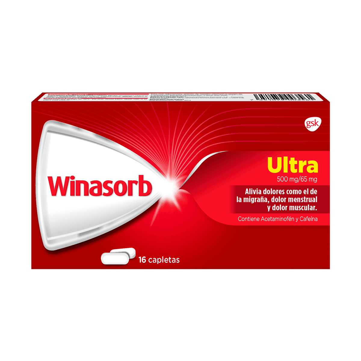 Winasorb Ultra GSK 16 Capletas Winasorb Ultra GSK 16 Capletas