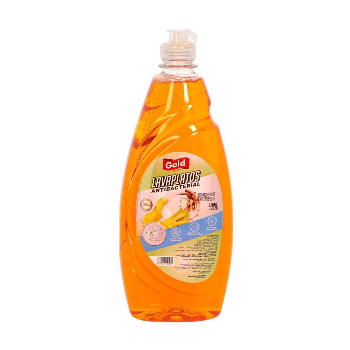Lavaplatos Antibacterial Gold Selects 750ml Lavaplatos Antibacterial Gold Selects 750ml