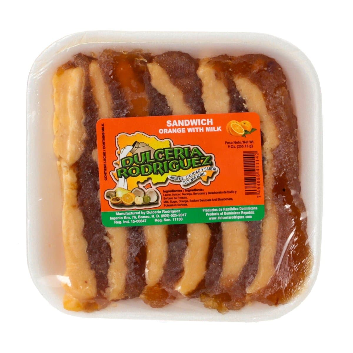 Dulce Sandwich de Naranja con Leche Rodriguez Dulce Sandwich de Naranja con Leche Rodriguez