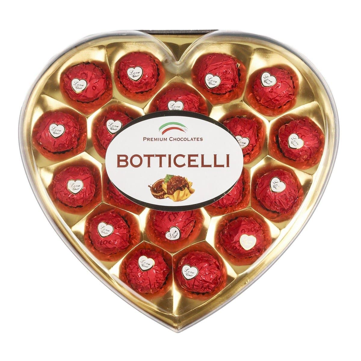 Chocolates Botticelli Corazón Rojo 225 g Chocolates Botticelli Corazón Rojo 225 g