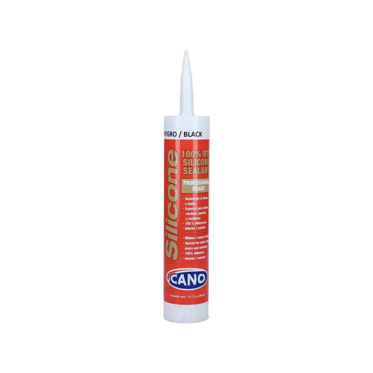 Sellador De Silicona Cano Negro 300 ml Sellador De Silicona Cano Negro 300 ml