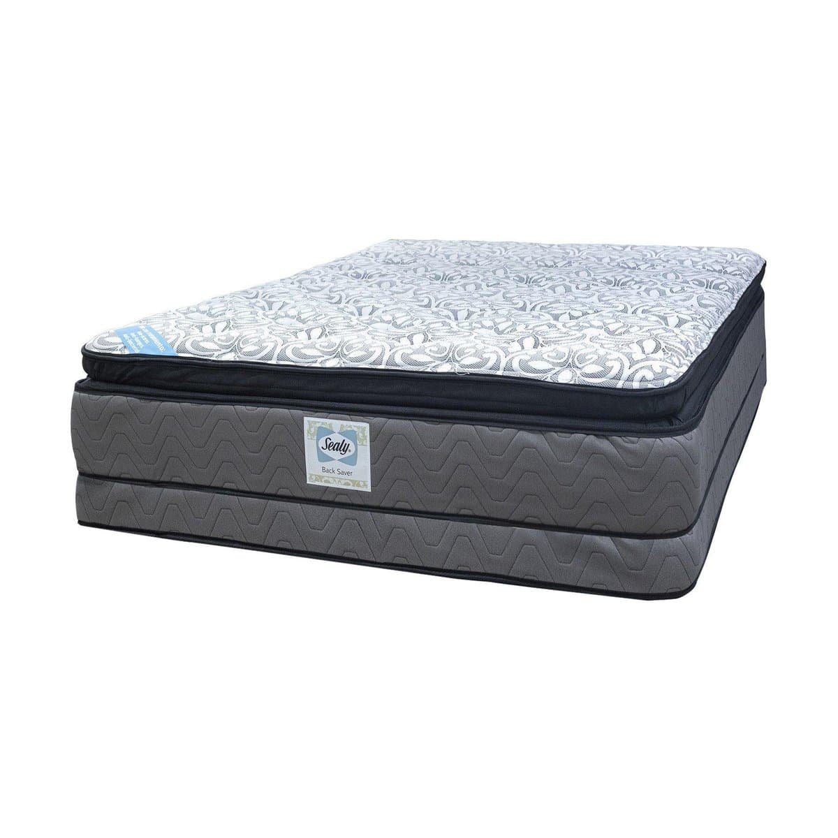 Juego De Colchón Sealy BackSaver Pillow Top King Juego De Colchón Sealy BackSaver Pillow Top King
