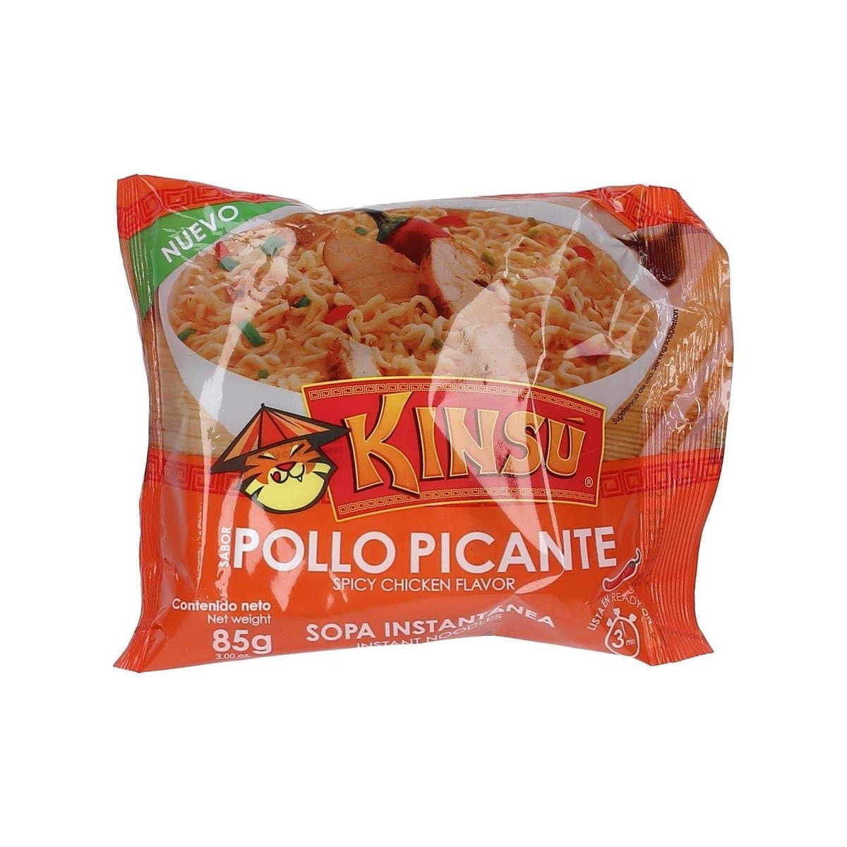 Sopa Instantánea Kinsu Sabor Pollo Picante 85g Sopa Instantánea Kinsu Sabor Pollo Picante 85g