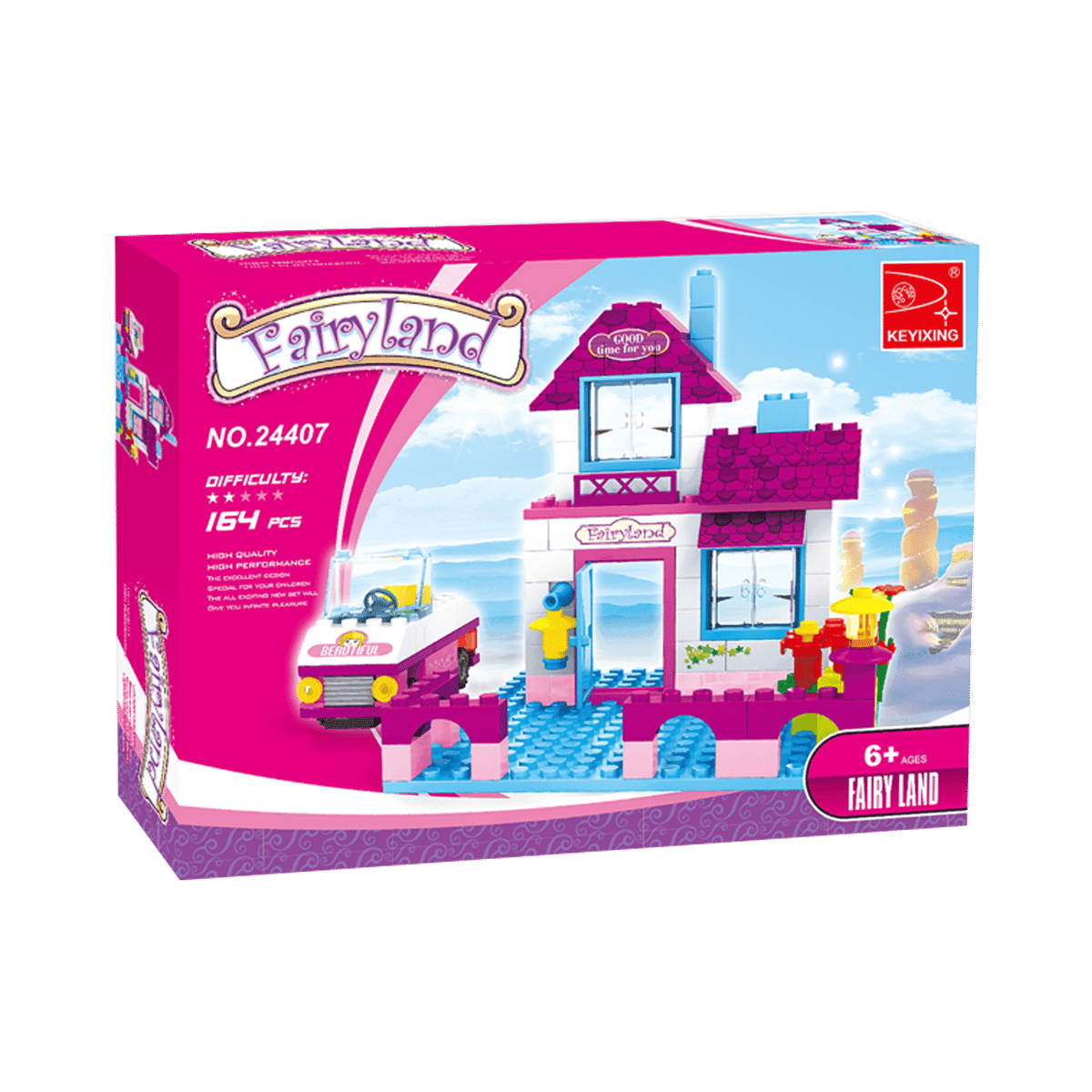 Bloques Fairy Land Arma Casa De Muñeca R/4407 164 Piezas Bloques Fairy Land Arma Casa De Muñeca R/4407 164 Piezas
