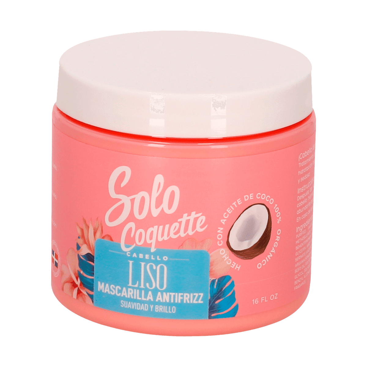 Mascarilla Liso Anti-frizz Solo Coquette 16oz Mascarilla Liso Anti-frizz Solo Coquette 16oz