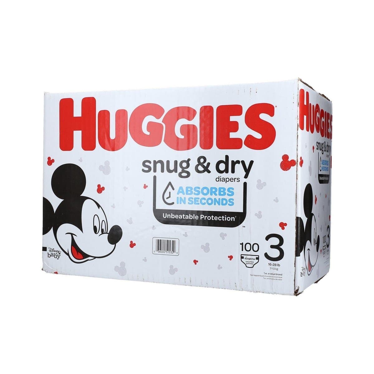 Pañales Desechables Huggies Snug & Dry N°3 100 uds Pañales Desechables Huggies Snug & Dry N°3 100 uds