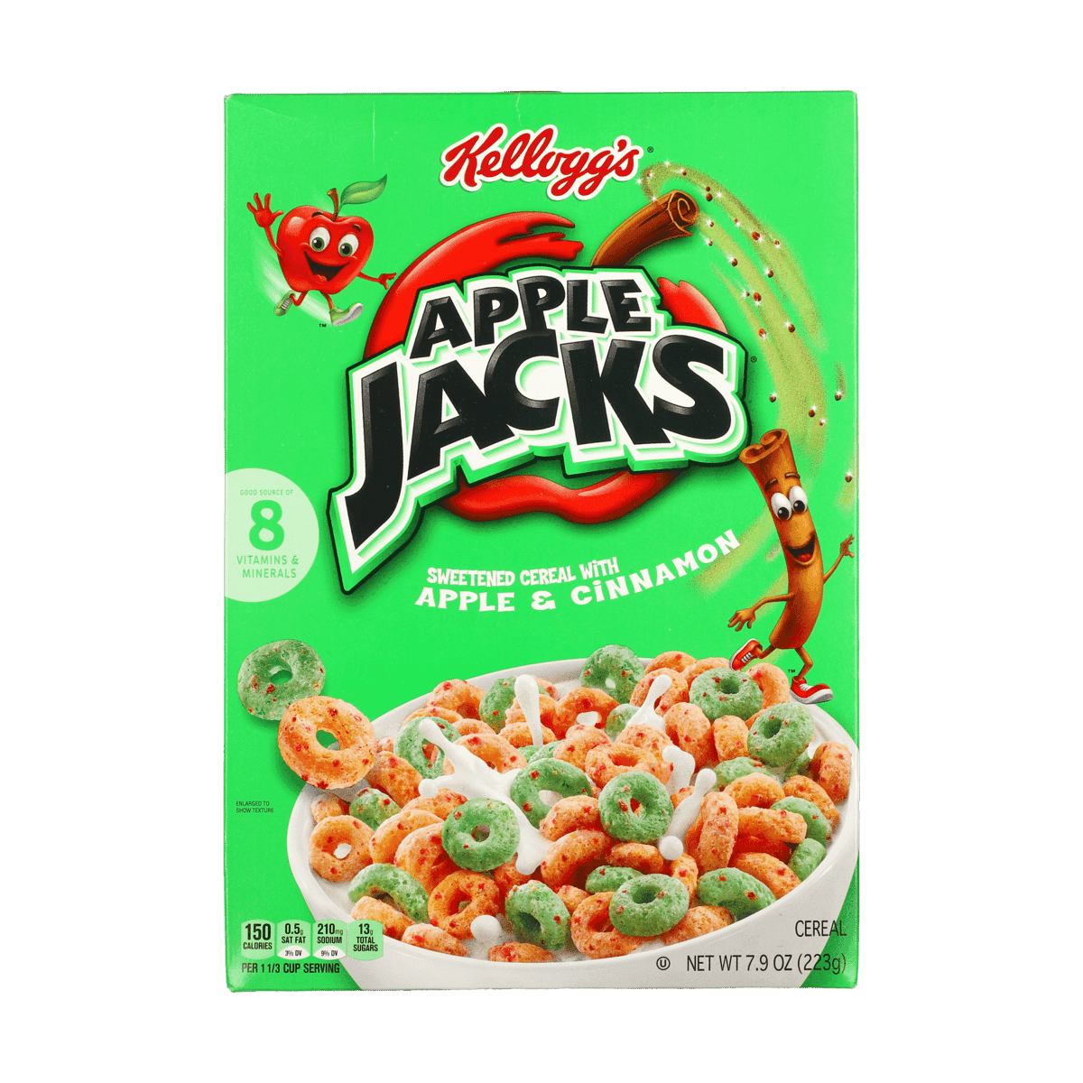 Cereal Kellogg's Apple Jacks 7.9 oz Cereal Kellogg's Apple Jacks 7.9 oz