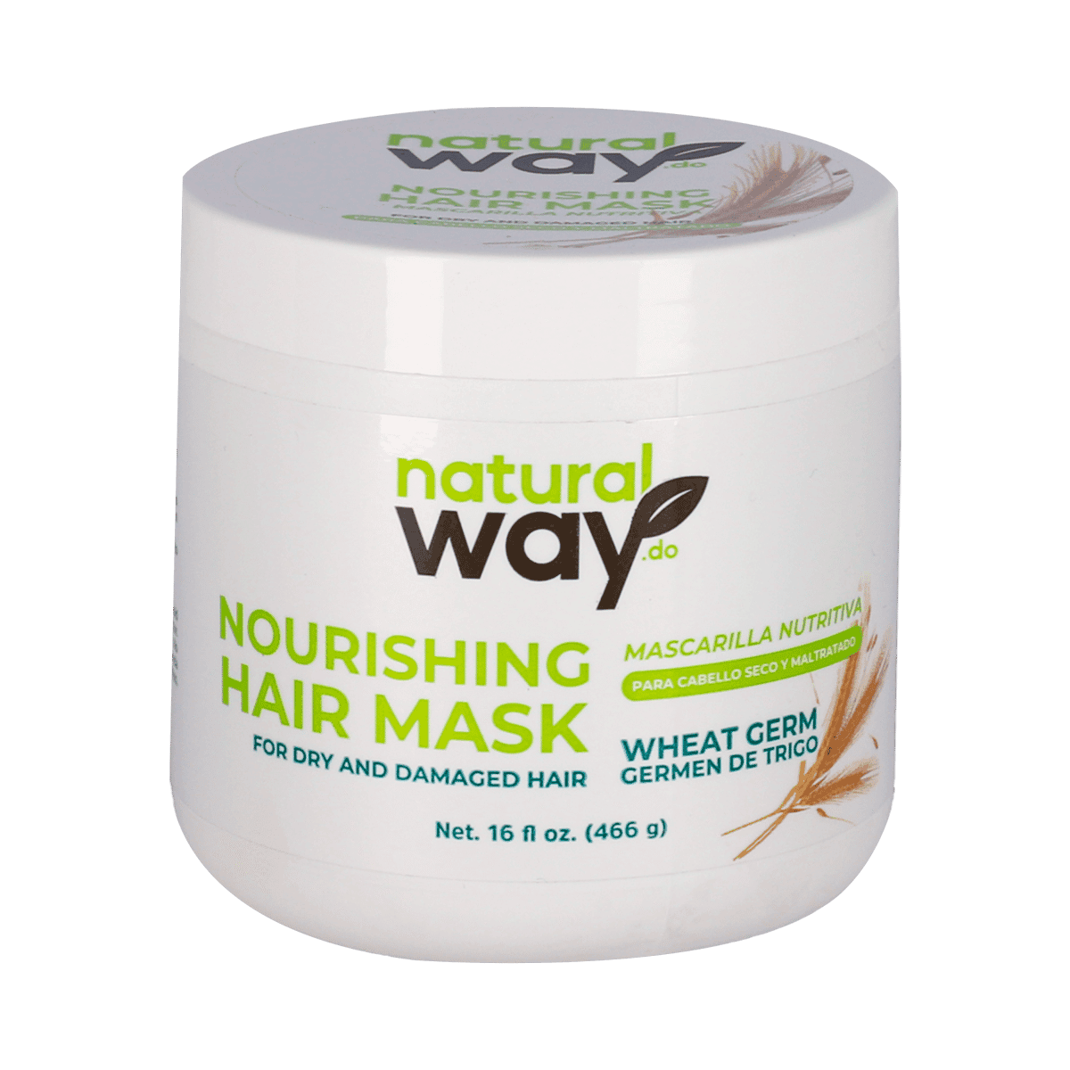 Mascarilla Nutritiva para Cabello Seco y Maltratado Natural Way 16oz Mascarilla Nutritiva para Cabello Seco y Maltratado Natural Way 16oz