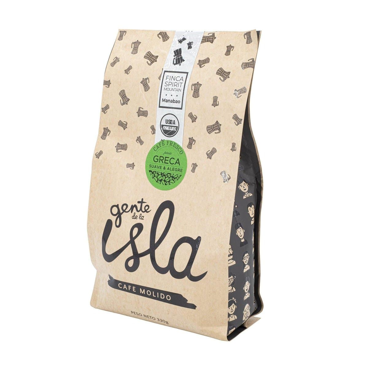 Café Molido Gente De La Isla Suave 330 g Café Molido Gente De La Isla Suave 330 g