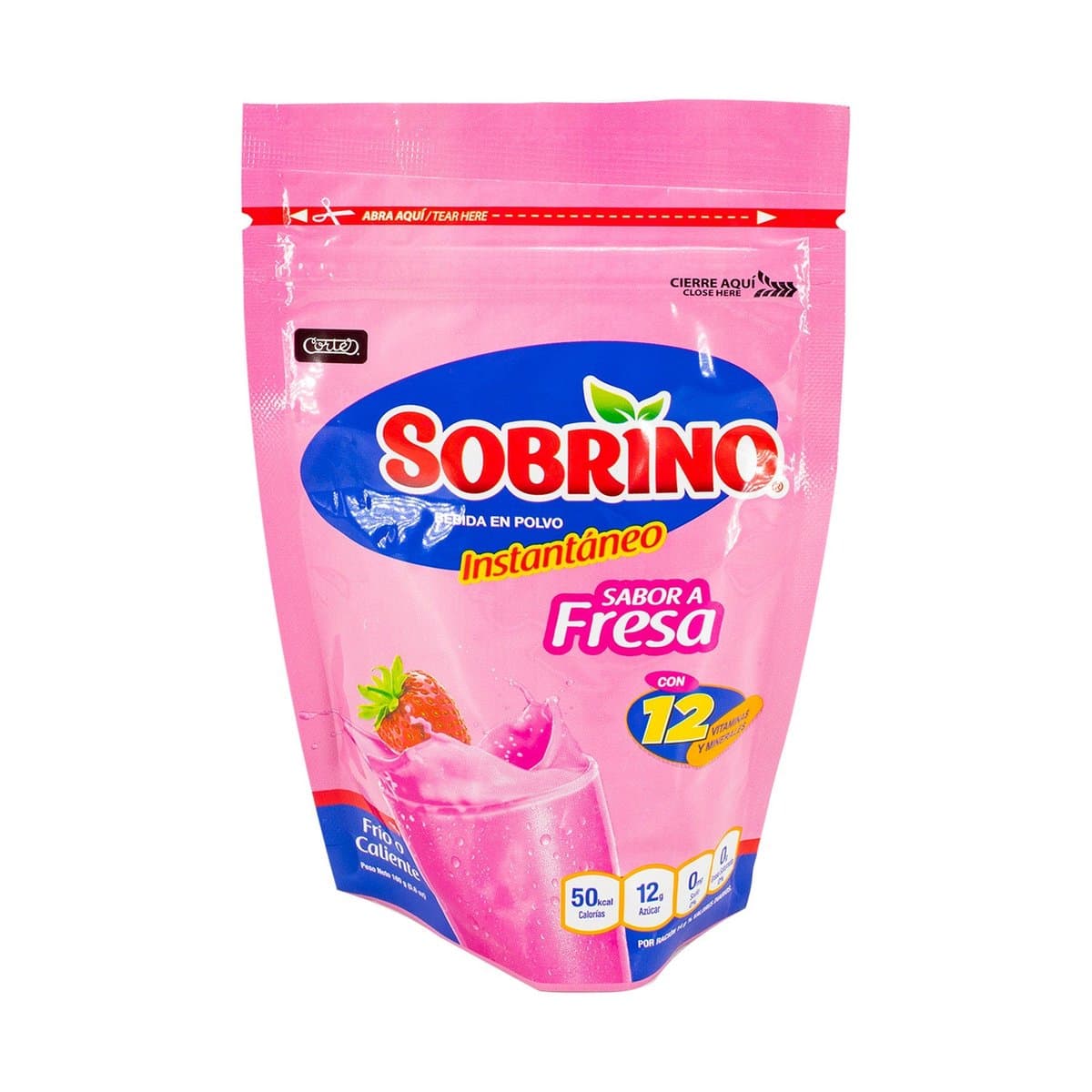 Saborizante Instantanáneo Sobrino Con Sabor A Fresa 160 g Saborizante Instantanáneo Sobrino Con Sabor A Fresa 160 g