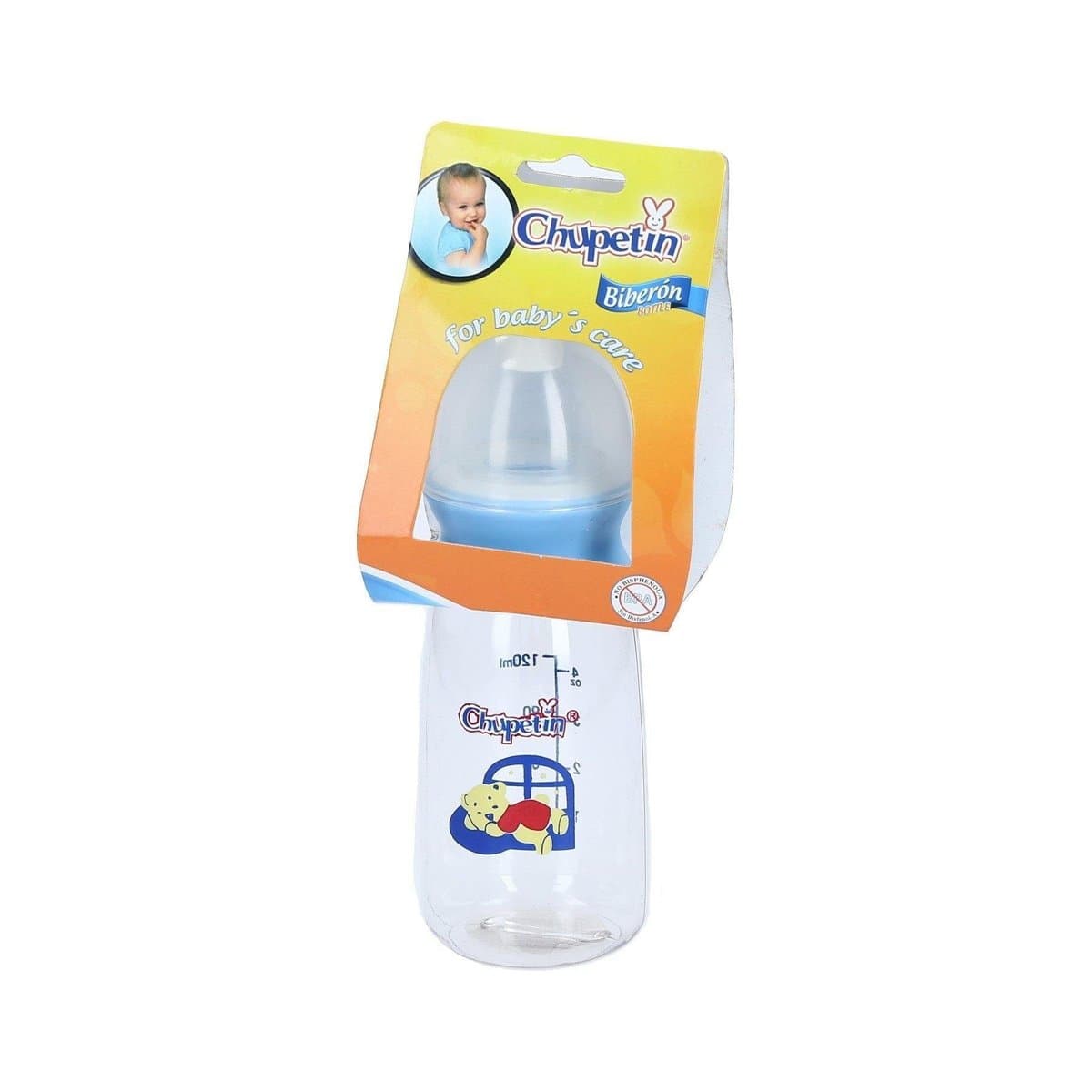 Biberón Transparente Chupetin 120ml Biberón Transparente Chupetin 120ml