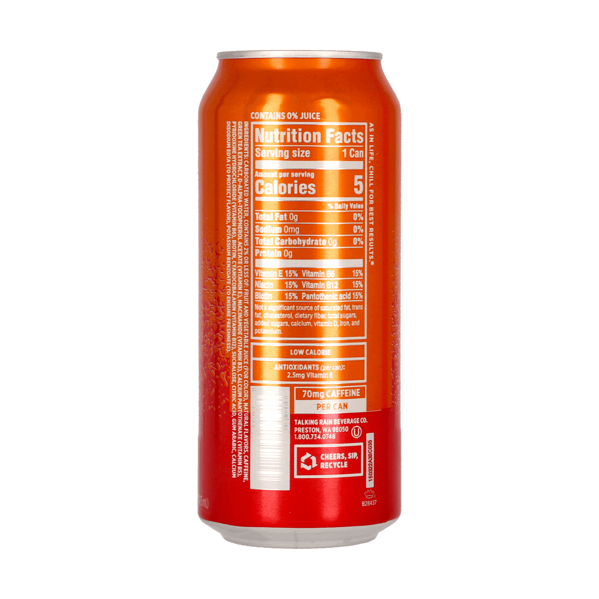 Agua saborizada Sparkling Ice + Cafeína-Strawberry Citrus 473ml Agua saborizada Sparkling Ice + Cafeína-Strawberry Citrus 473ml