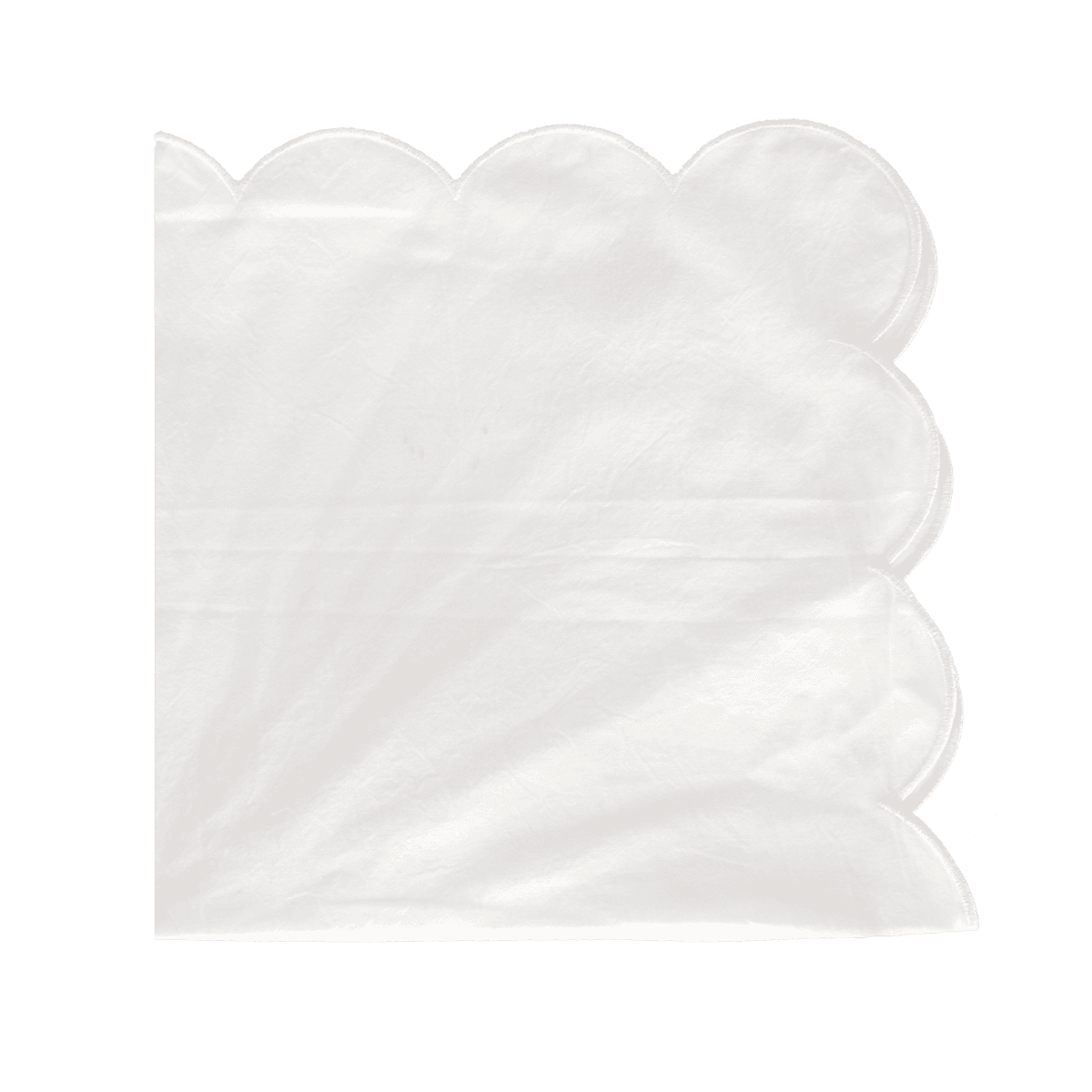 Servilleta de Algodón Blanca 50x50 cm Servilleta de Algodón Blanca 50x50 cm