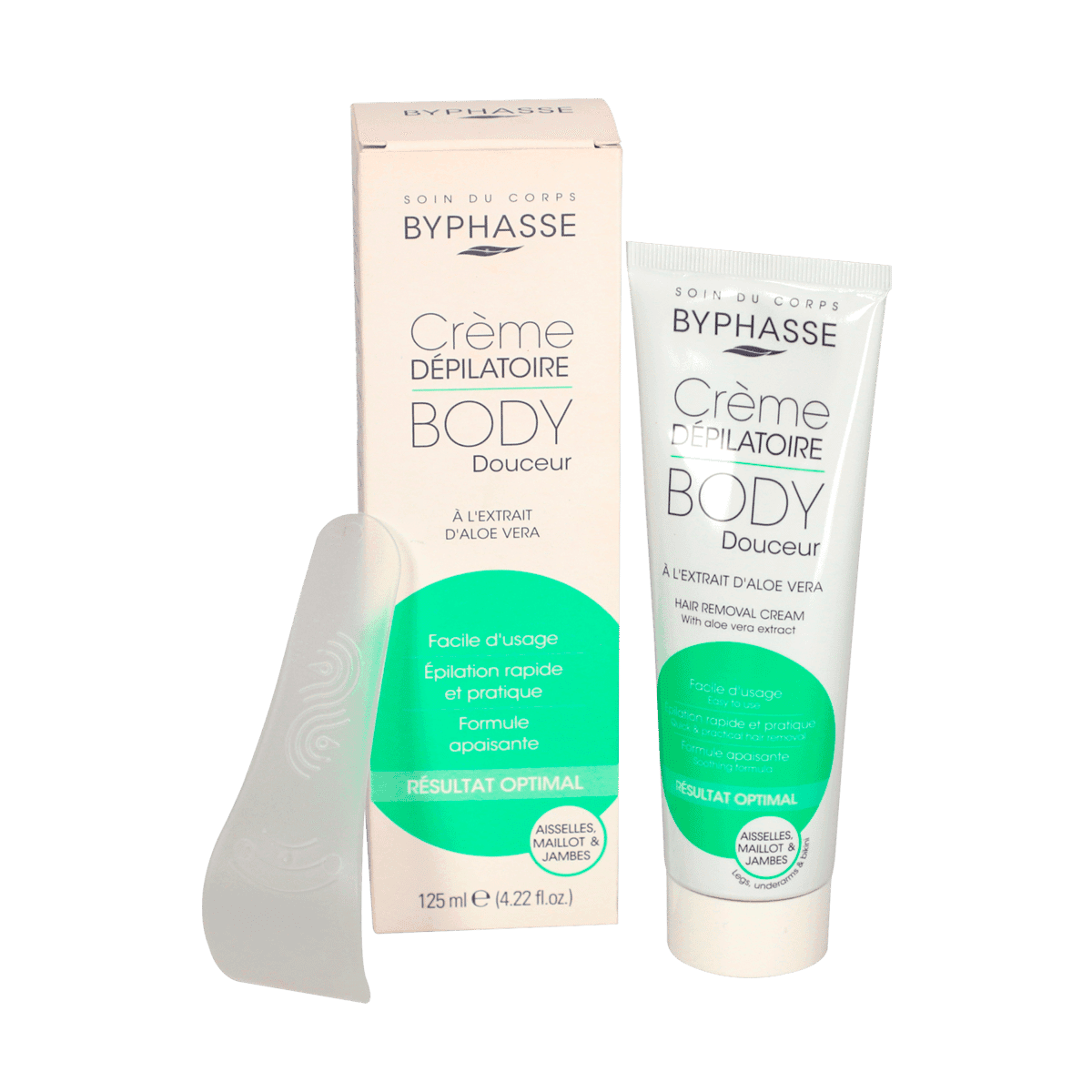 Crema Depilatoria con Aloe Vera Byphasse 125 Ml Crema Depilatoria con Aloe Vera Byphasse 125 Ml