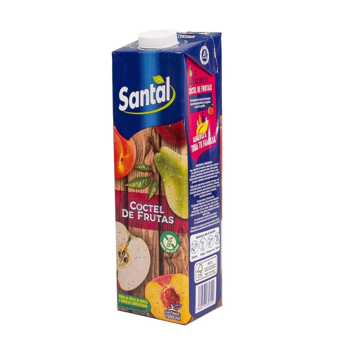 Jugo De Cóctel Frutas Santal 1 Lt Jugo De Cóctel Frutas Santal 1 Lt