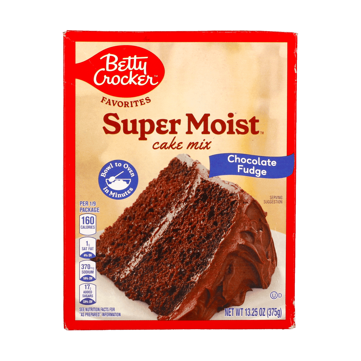 Mezcla Para Pastel Betty Crocker Sabor Chocolate Fudge 13.25 oz Mezcla Para Pastel Betty Crocker Sabor Chocolate Fudge 13.25 oz