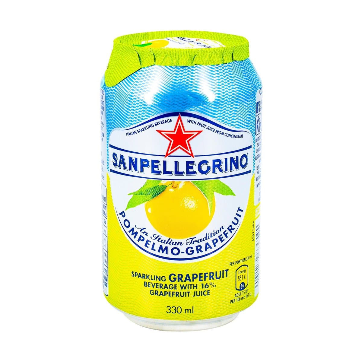 Bebida Carbonatada San Pellegrino Toronja 330ml Bebida Carbonatada San Pellegrino Toronja 330ml