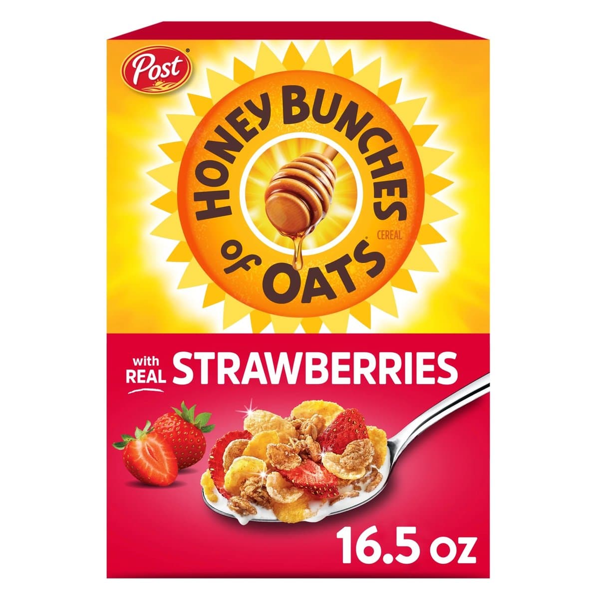 Cereal Post Honey Bunc Of Oat Strawberry 12/13oz Cereal Post Honey Bunc Of Oat Strawberry 12/13oz