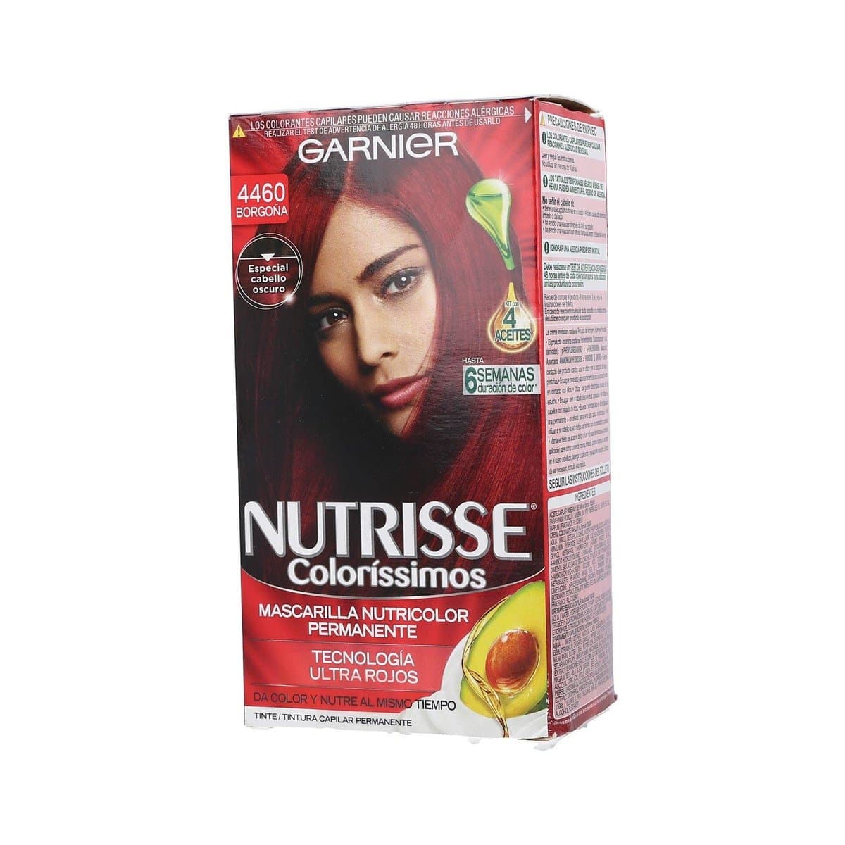 Tinte Garnier Nutrisse Borgoña 4460 Tinte Garnier Nutrisse Borgoña 4460