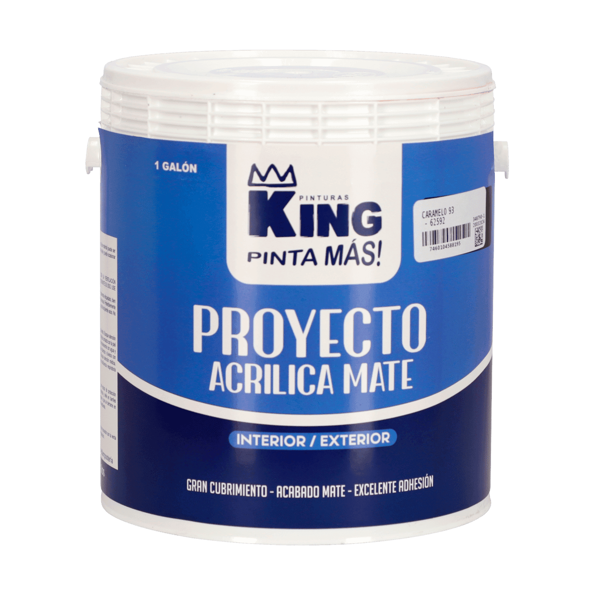 Pinturas King Acrílica Proyecto Caramelo 93 1 Galón Pinturas King Acrílica Proyecto Caramelo 93 1 Galón