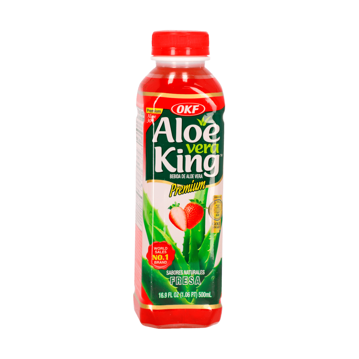 Jugo De Aloe Vera OKF Con Fresa 500ml Jugo De Aloe Vera OKF Con Fresa 500ml