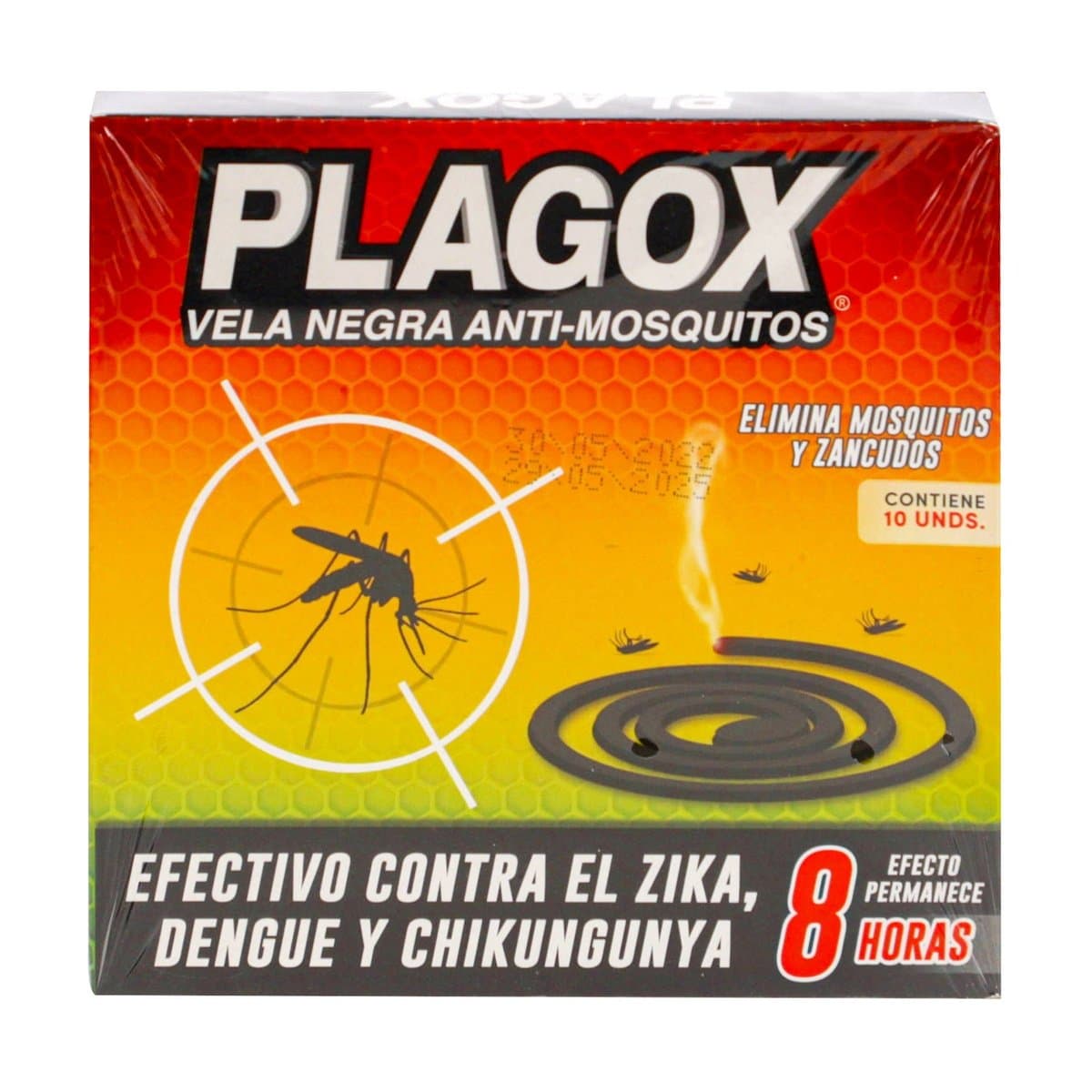 Vela Negra Anti-Mosquitos Plagox 10 Unidades Vela Negra Anti-Mosquitos Plagox 10 Unidades