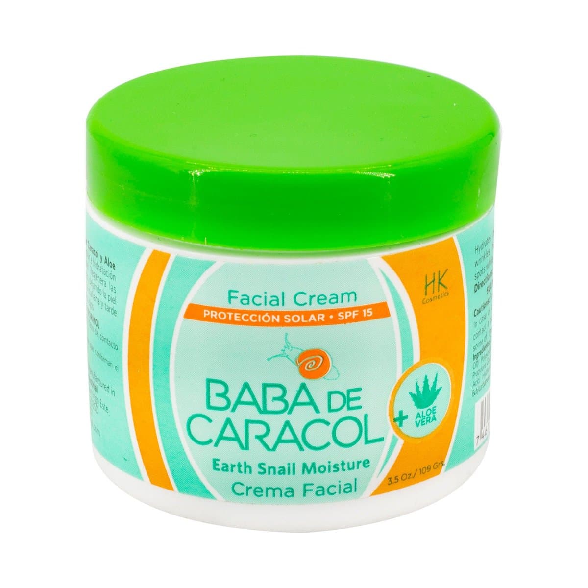 Crema Facial Baba De Caracol Aloe Vera 109 g Crema Facial Baba De Caracol Aloe Vera 109 g