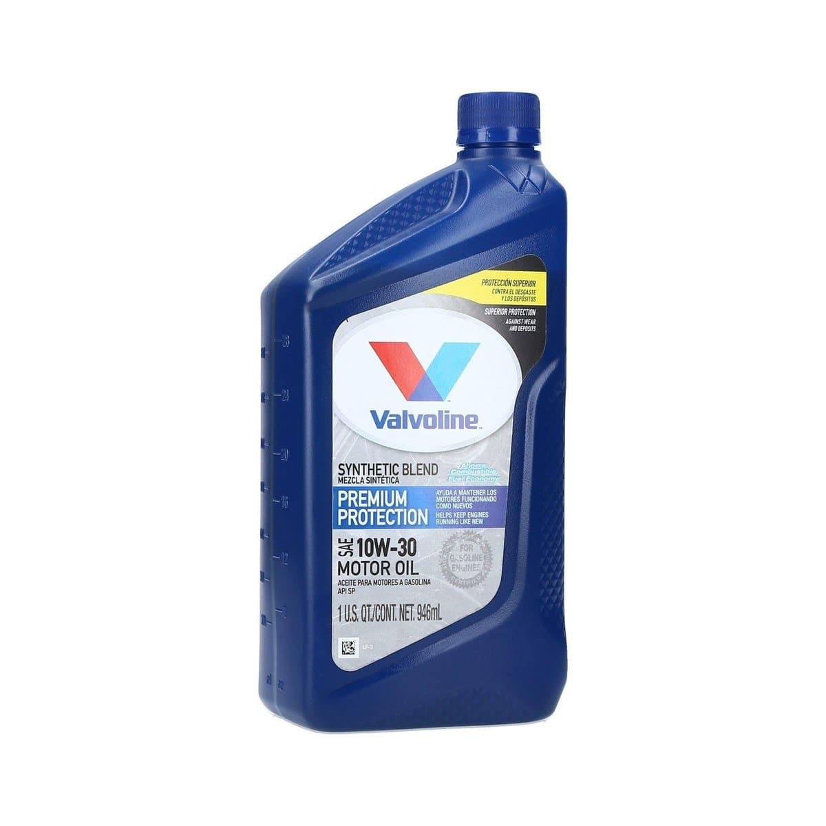 Aceite de Motor a Gasolina Valvoline Sintético SAE 10W-30 V822400 1Qt Aceite de Motor a Gasolina Valvoline Sintético SAE 10W-30 V822400 1Qt