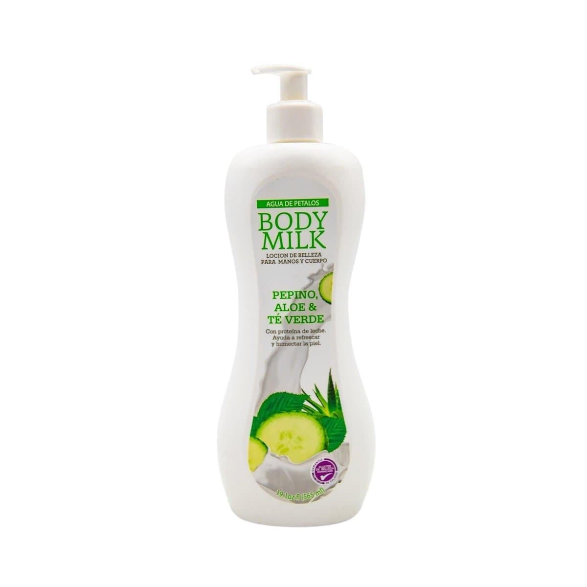 Crema Corporal Body Milk Pepino Áloe Y Té Verde 19.1 Oz Crema Corporal Body Milk Pepino Áloe Y Té Verde 19.1 Oz