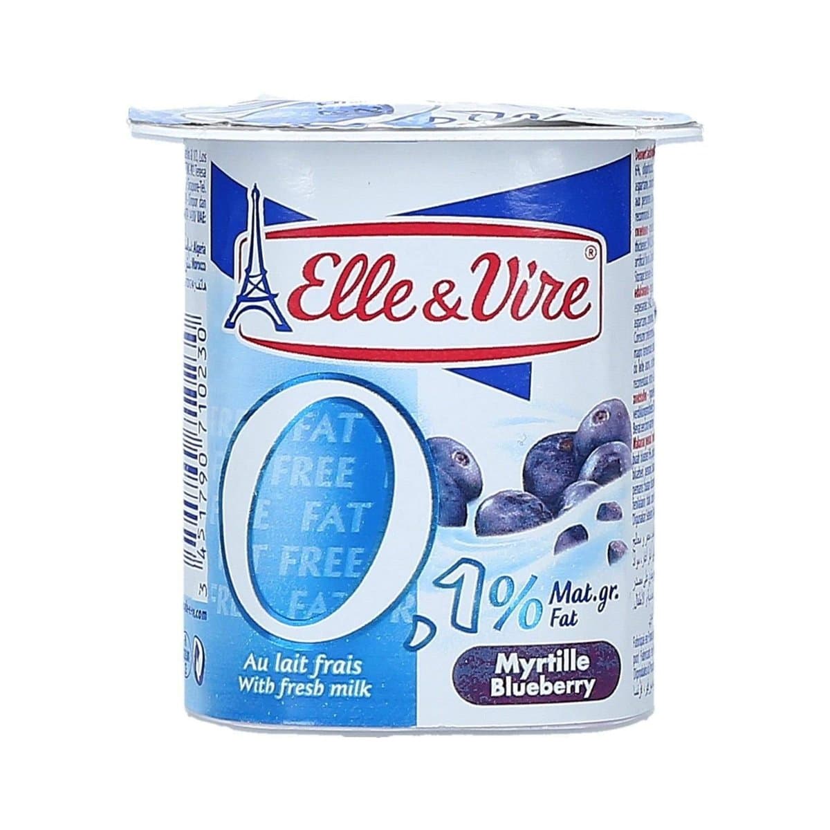 Yogurt De Arándano Azul Elle & Vire Light 4 Oz Yogurt De Arándano Azul Elle & Vire Light 4 Oz