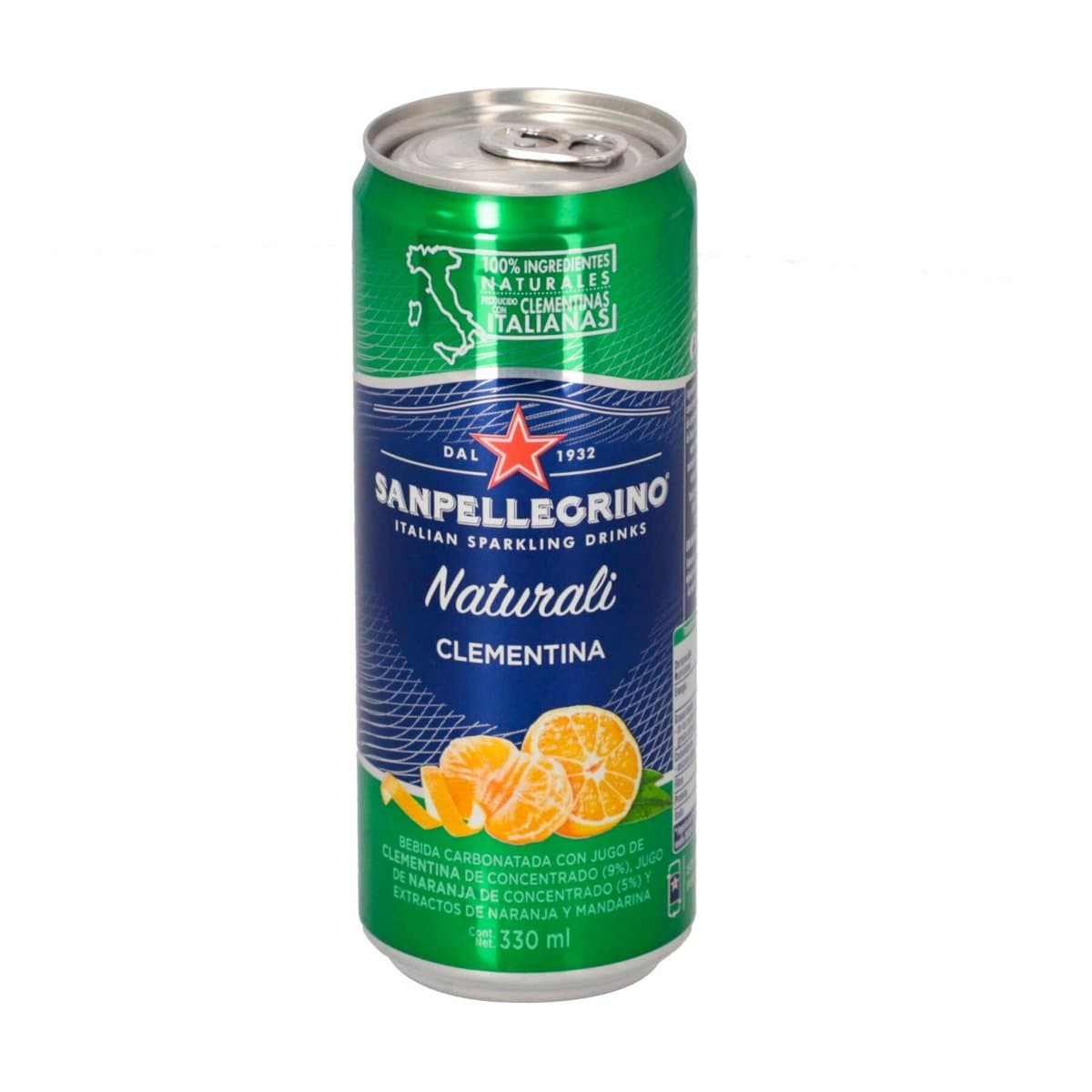 Bebida Carbonatada Sanpellegrino Con Jugo De Clementina 330ml Bebida Carbonatada Sanpellegrino Con Jugo De Clementina 330ml