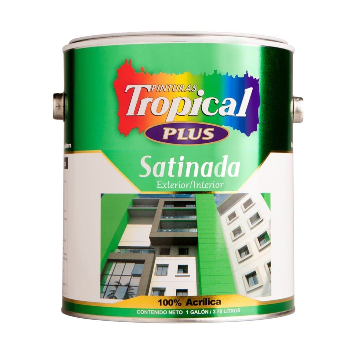 pinturas Tropical Acrilica Satinadas 1 Galón pinturas Tropical Acrilica Satinadas 1 Galón