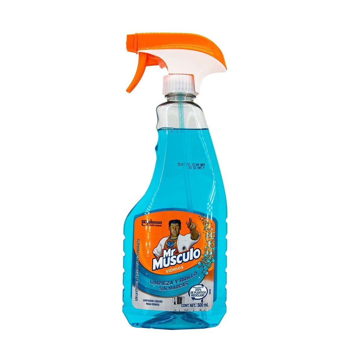 Limpiador De Vidrios Mr Musculo Limpieza Y Brillo Sin Marcas 500ml Limpiador De Vidrios Mr Musculo Limpieza Y Brillo Sin Marcas 500ml