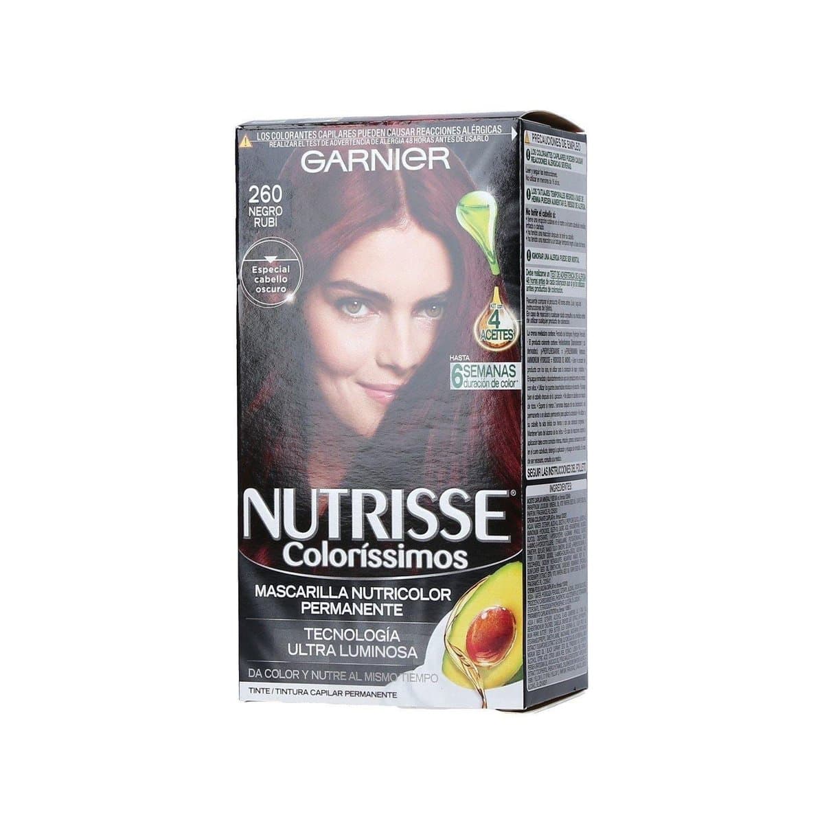Tinte Nutrisse Negro Rubi 260 Tinte Nutrisse Negro Rubi 260