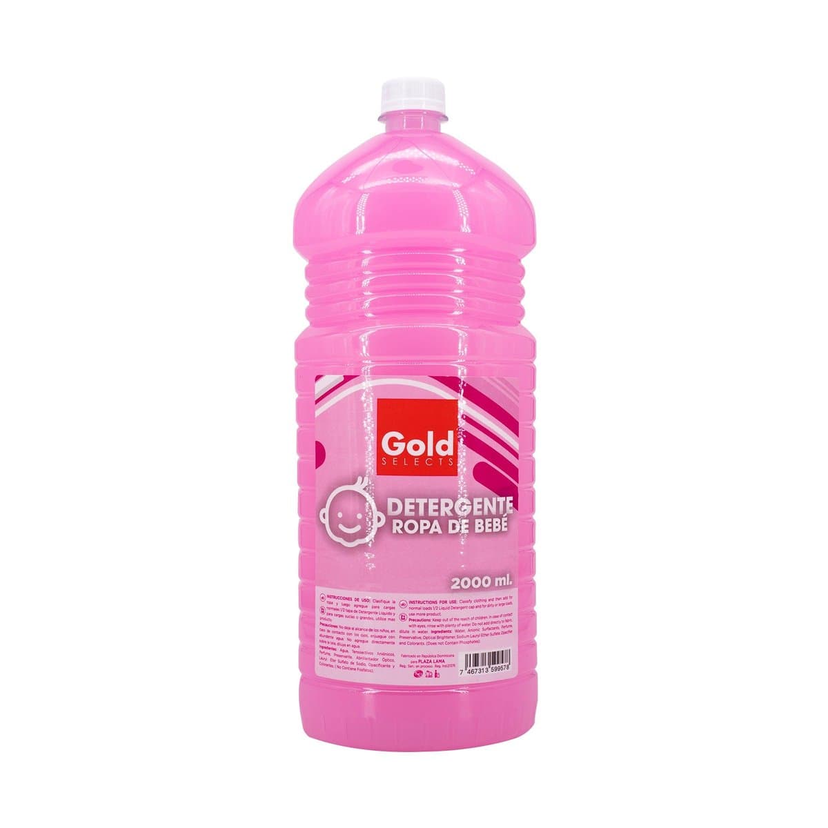 Detergente Liquido Gold Selects Ropa De Bebé 2000ml Detergente Liquido Gold Selects Ropa De Bebé 2000ml