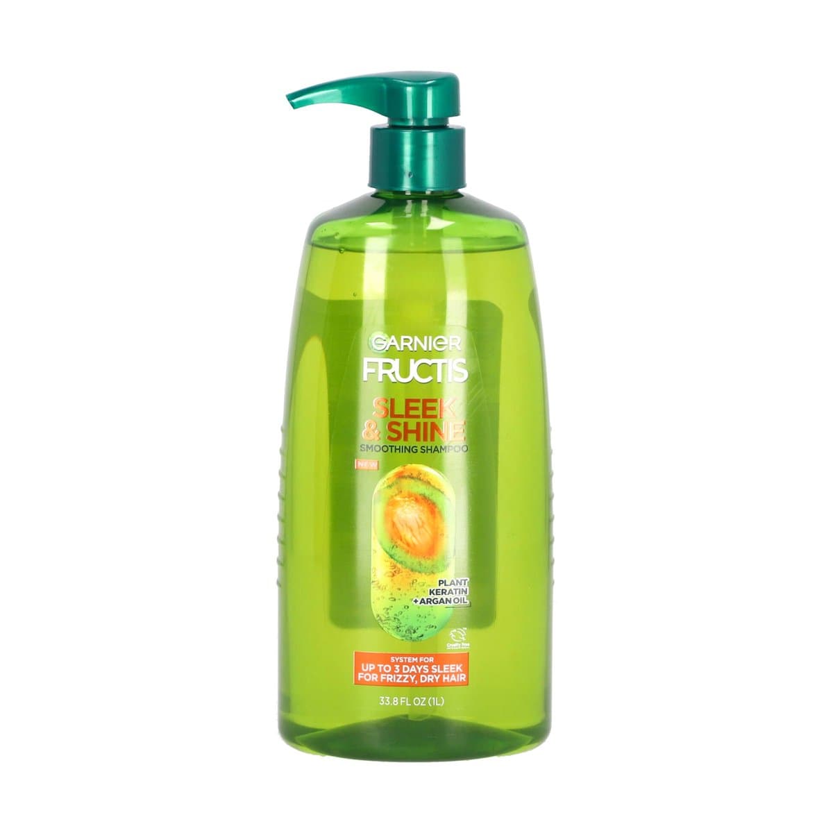 Shampoo fortificante para Cabello Encrespado Garnier Fructis Sleek & Shine 1L Shampoo fortificante para Cabello Encrespado Garnier Fructis Sleek & Shine 1L
