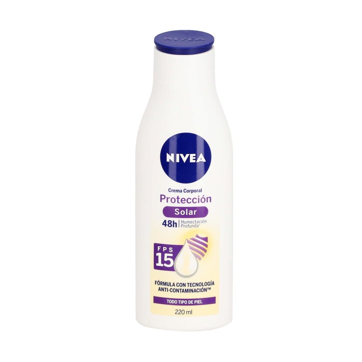 Crema Corporal Proteccion Solar Nivea FPS 15 220ml Crema Corporal Proteccion Solar Nivea FPS 15 220ml
